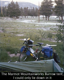 Marmot Mountainworks Burrow tent